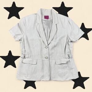 ★ 212 Neutral Short Sleeve Blazer  ★